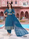 Shreya By Blue Hills Rayon Printed Embroidery Anarkali Kurti With Bottom Dupatta Wholesale Market In Surat